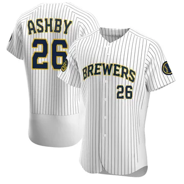 Aaron Ashby Men's Milwaukee Brewers Authentic Alternate Jersey - White