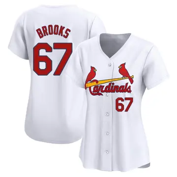 Aaron Brooks Women's St. Louis Cardinals Limited Home Jersey - White