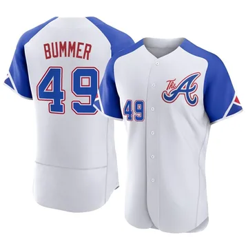 Aaron Bummer Men's Atlanta Braves Authentic 2023 City Connect Jersey - White