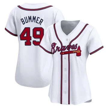 Aaron Bummer Women's Atlanta Braves Limited Home Jersey - White