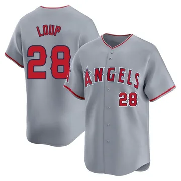 Aaron Loup Men's Los Angeles Angels Limited Away Jersey - Gray