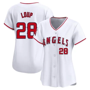 Aaron Loup Women's Los Angeles Angels Limited Home Jersey - White