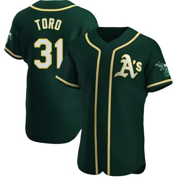 Abraham Toro Men's Oakland Athletics Authentic Alternate Jersey - Green