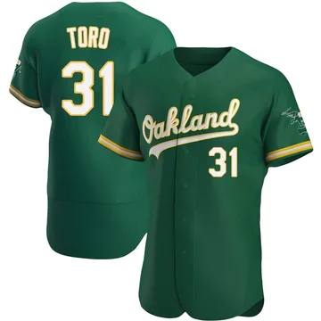 Abraham Toro Men's Oakland Athletics Authentic Kelly Alternate Jersey - Green