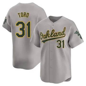 Abraham Toro Men's Oakland Athletics Limited Away Jersey - Gray