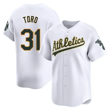 Abraham Toro Men's Oakland Athletics Limited Home Jersey - White