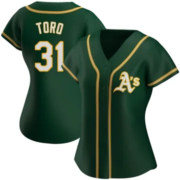 Abraham Toro Women's Oakland Athletics Authentic Alternate Jersey - Green