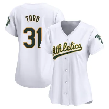 Abraham Toro Women's Oakland Athletics Limited Home Jersey - White