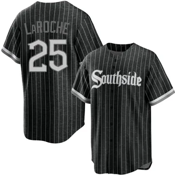 Adam LaRoche Men's Chicago White Sox Replica 2021 City Connect Jersey - Black