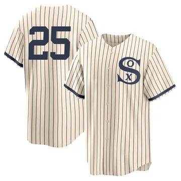 Adam LaRoche Men's Chicago White Sox Replica 2021 Field of Dreams Jersey - Cream