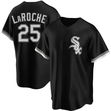 Adam LaRoche Men's Chicago White Sox Replica Alternate Jersey - Black