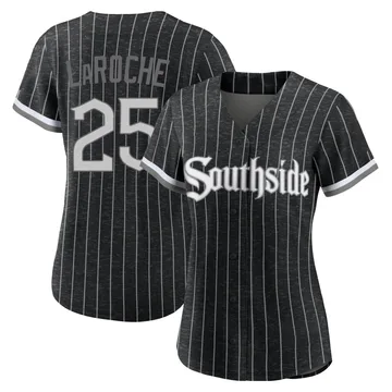 Adam LaRoche Women's Chicago White Sox Authentic 2021 City Connect Jersey - Black