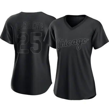 Adam LaRoche Women's Chicago White Sox Authentic Pitch Fashion Jersey - Black