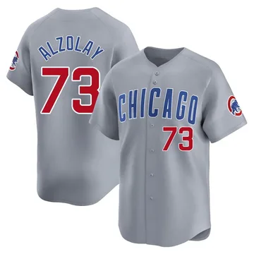 Adbert Alzolay Men's Chicago Cubs Limited Road Jersey - Gray