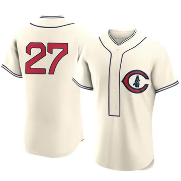 Addison Russell Men's Chicago Cubs Authentic 2022 Field Of Dreams Jersey - Cream