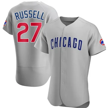 Addison Russell Men's Chicago Cubs Authentic Road Jersey - Gray