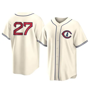 Addison Russell Men's Chicago Cubs Replica 2022 Field Of Dreams Jersey - Cream