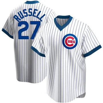 Addison Russell Men's Chicago Cubs Replica Home Cooperstown Collection Jersey - White