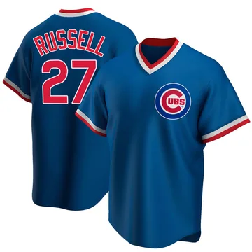 Addison Russell Men's Chicago Cubs Replica Road Cooperstown Collection Jersey - Royal