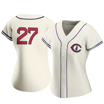 Addison Russell Women's Chicago Cubs Authentic 2022 Field Of Dreams Jersey - Cream