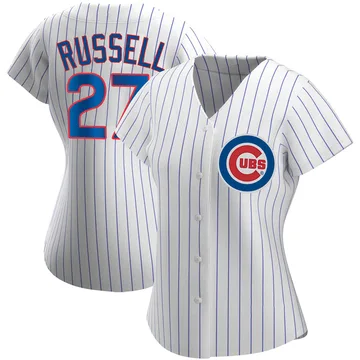 Addison Russell Women's Chicago Cubs Authentic Home Jersey - White