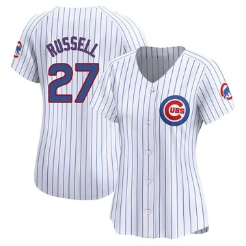 Addison Russell Women's Chicago Cubs Limited Home Jersey - White