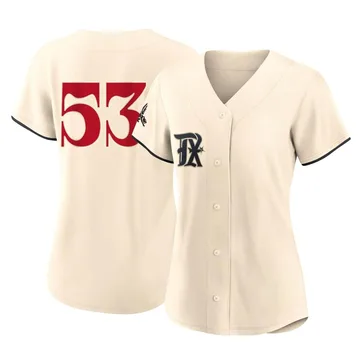 Adolis Garcia Women's Texas Rangers Authentic 2023 City Connect Jersey - Cream