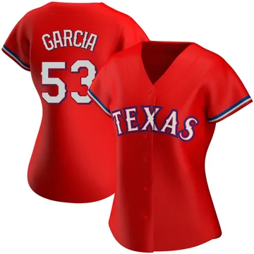 Adolis Garcia Women's Texas Rangers Authentic Alternate Jersey - Red