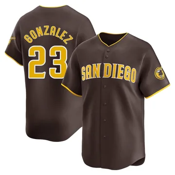 Adrian Gonzalez Men's San Diego Padres Limited Away Jersey - Brown