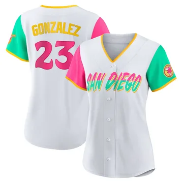 Adrian Gonzalez Women's San Diego Padres Authentic 2022 City Connect Jersey - White