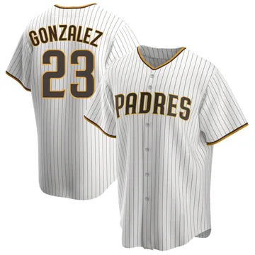 Adrian Gonzalez Youth San Diego Padres Replica Home Jersey - White/Brown