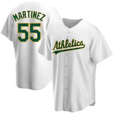 Adrian Martinez Men's Oakland Athletics Replica Home Jersey - White