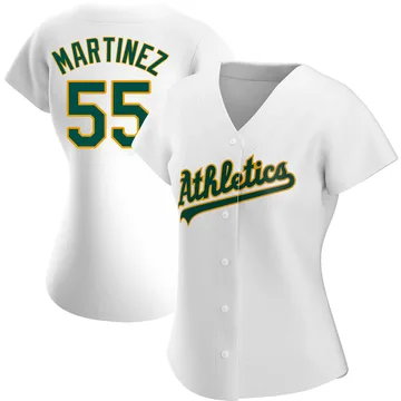 Adrian Martinez Women's Oakland Athletics Authentic Home Jersey - White