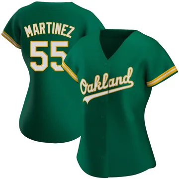 Adrian Martinez Women's Oakland Athletics Authentic Kelly Alternate Jersey - Green