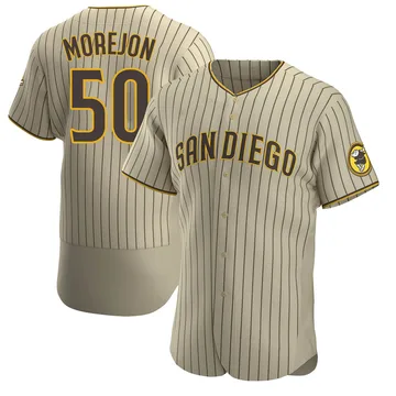 Adrian Morejon Men's San Diego Padres Authentic Alternate Jersey - Tan/Brown