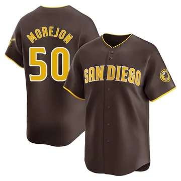 Adrian Morejon Men's San Diego Padres Limited Away Jersey - Brown