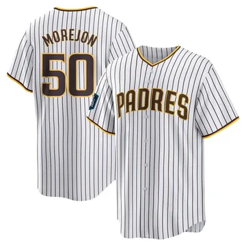 Adrian Morejon Men's San Diego Padres Replica 2024 World Tour Seoul Series Home Jersey - White