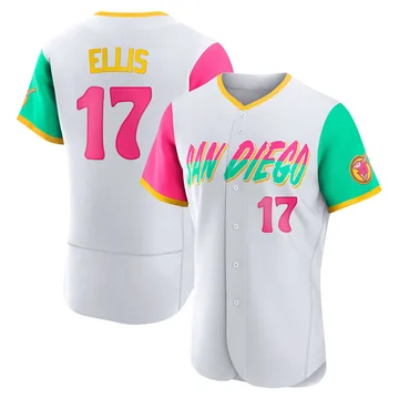 A.J. Ellis Men's San Diego Padres Authentic 2022 City Connect Jersey - White