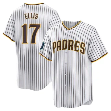 A.J. Ellis Men's San Diego Padres Replica 2024 World Tour Seoul Series Home Jersey - White