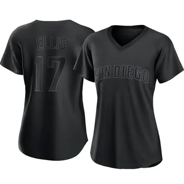 A.J. Ellis Women's San Diego Padres Authentic Pitch Fashion Jersey - Black