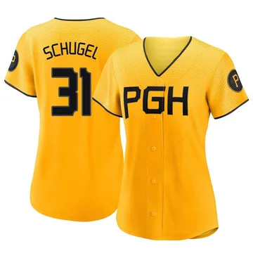 A.J. Schugel Women's Pittsburgh Pirates Authentic 2023 City Connect Jersey - Gold