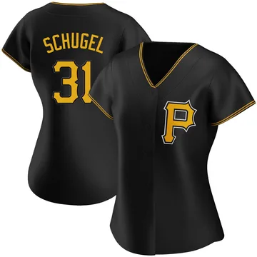 A.J. Schugel Women's Pittsburgh Pirates Authentic Alternate Jersey - Black