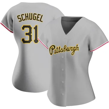 A.J. Schugel Women's Pittsburgh Pirates Authentic Road Jersey - Gray