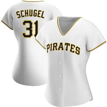 A.J. Schugel Women's Pittsburgh Pirates Replica Home Jersey - White