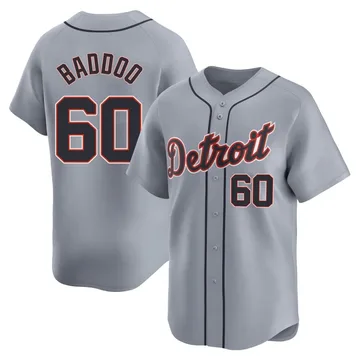 Akil Baddoo Men's Detroit Tigers Limited Road Jersey - Gray