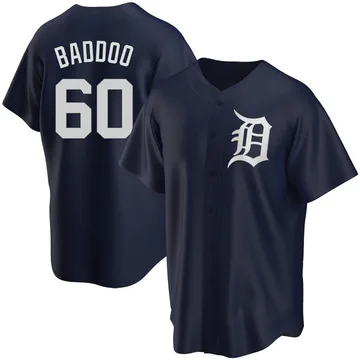 Akil Baddoo Men's Detroit Tigers Replica Alternate Jersey - Navy