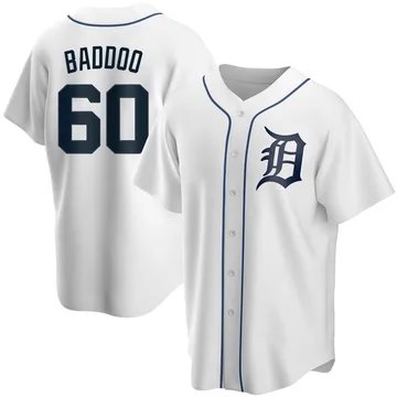 Akil Baddoo Men's Detroit Tigers Replica Home Jersey - White