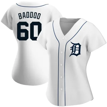 Akil Baddoo Women's Detroit Tigers Authentic Home Jersey - White