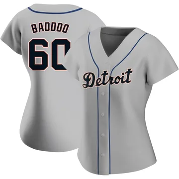 Akil Baddoo Women's Detroit Tigers Authentic Road Jersey - Gray