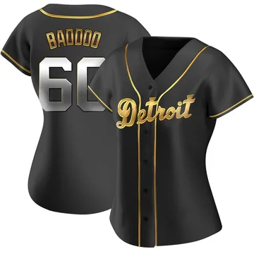 Akil Baddoo Women's Detroit Tigers Replica Alternate Jersey - Black Golden